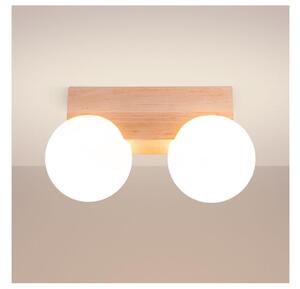 Sollux SL.1683 - Плафон BULBO 2xG9/8W/230V бук/бял