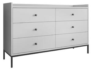 Скрин Comfivo Etmore 101, Сив, 80x130x40cm