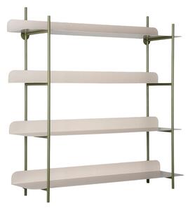 Зелен/сив на няколко нива метален стенен рафт 60 cm Reina Cuatro – PT LIVING