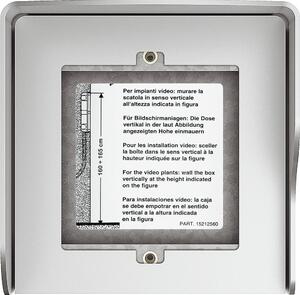 BTICINO 350611 Конзола за открит монтаж с дъждобран Sfera Allmetal - 350611