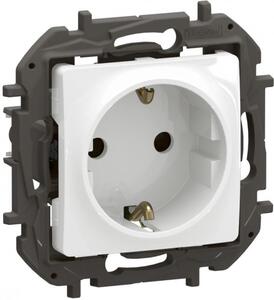 Legrand Контакт ШУКО 16A с детска защита цвят Бял Niloe New NP3122WH