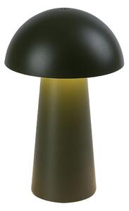 Rabalux Mireo, настолна лампа тип „гъба“ , зелена пластмасова лампа, 1,5W, с абажур: 60, без абажур: 150, 3000, В20см, Д12с