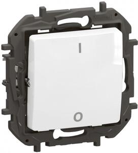 Legrand Двуполюсен ключ 16A цвят Бял Niloe New NP2113WH