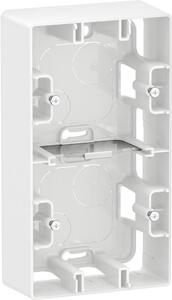 Legrand Конзола двойна за открит монтаж цвят Бял Niloe New NP162WH