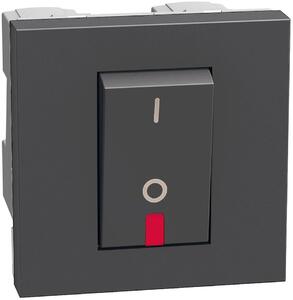 Bticino Двуполюсен ключ 32А 2 мод. цвят Графит Light Now Bticino YD4011