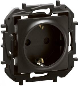 Legrand Контакт ШУКО 16A цвят Черен Niloe New NP3121BK