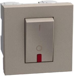 Bticino Двуполюсен ключ 32А 2 мод. цвят Камък Light Now Bticino YG4011