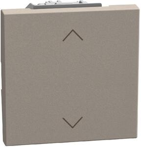Bticino Ключ за щори 2 мод. цвят Камък Light Now Bticino YG4027NM2