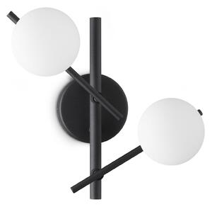 Ideal lux ® Аплик | ATLAS AP2 NERO | G9 max 2 x 4W | IP20 - 365077