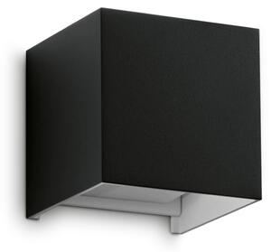 Ideal lux ® Аплик | ATOM AP D10 NERO 3000K | 12W | IP54 - 313450