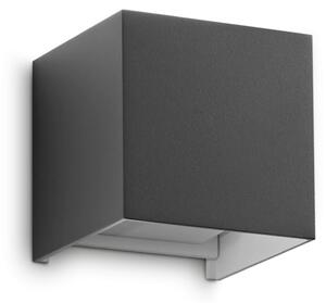 Ideal lux ® Аплик | ATOM AP D10 ANTRACITE 3000K | 12W | IP54 - 313429