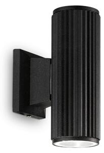 Ideal lux ® Аплик | BASE AP2 NERO | GU10 max 2 x 28W | IP44 - 129433