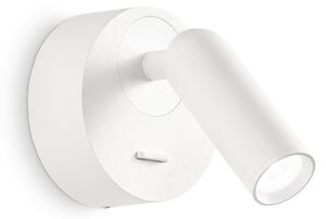 Ideal lux ® Аплик | BEAN AP ROUND BIANCO | LED 3W | IP20 - 260600