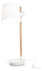 Ideal lux ® Настолна лампа | AXEL TL1 BIANCO | E27 max 1 x 60W | IP20 - 282091