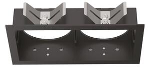 Ideal lux ® Рамка за LED луна | BENTO CORNICE RETTANGOLARE DOPPIA NERO | - 280233