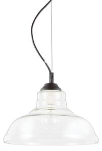 Ideal lux ® Пендел | BISTRO' SP1 PLATE TRASPARENTE | E27 max 1 x 60W | IP20 - 112336