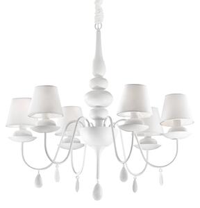 Ideal lux ® Полилей | BLANCHE SP6 BIANCO | E14 max 6 x 40W | IP20 - 035581