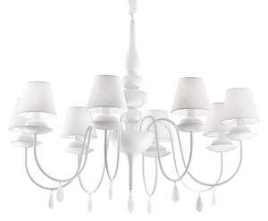 Ideal lux ® Полилей | BLANCHE SP8 BIANCO | E14 max 8 x 40W | IP20 - 035574