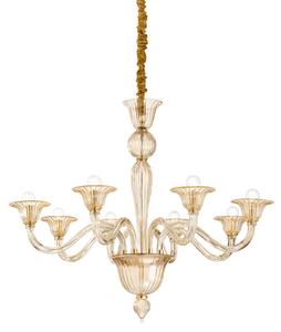 Ideal lux ® Полилей | BRIGITTA SP8 AMBRA | E14 max 8 x 40W | IP20 - 199412