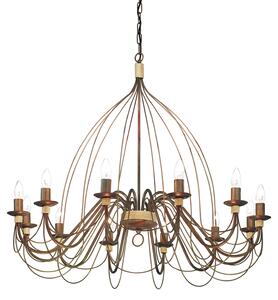 Ideal lux ® Полилей | CORTE SP12 RUGGINE | E14 max 12 x 40W | IP20 - 097671