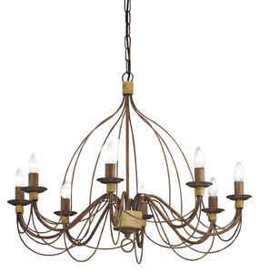 Ideal lux ® Полилей | CORTE SP8 RUGGINE | E14 max 8 x 40W | IP20 - 057194