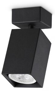 Ideal lux ® Аплик | DYNAMITE AP1 SQUARE NERO | GU10 max1 x 28W | IP20 - 371191