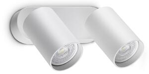 Ideal lux ® Аплик | DYNAMITE AP2 ROUND BIANCO | GU10 max2 x 28W | IP20 - 367378