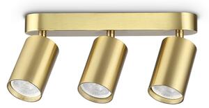 Ideal lux ® Спот | DYNAMITE PL3 LINEAR ROUND OTTONE | GU10 max3 x 28W | IP20 - 371269