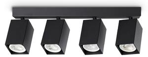 Ideal lux ® Спот | DYNAMITE PL4 LINEAR SQUARE NERO | GU10 max4 x 28W | IP20 - 371368