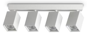 Ideal lux ® Спот | DYNAMITE PL4 LINEAR SQUARE BIANCO | GU10 max4 x 28W | IP20 - 367422