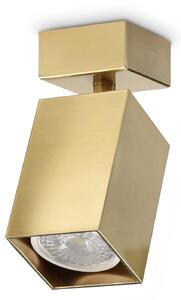 Ideal lux ® Аплик | DYNAMITE AP1 SQUARE OTTONE | GU10 max1 x 28W | IP20 - 371214