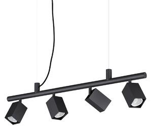 Ideal lux ® Полилей | DYNAMITE SP4 SQUARE NERO | GU10 max4 x 28W | IP20 - 371382
