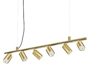 Ideal lux ® Полилей | DYNAMITE SP6 ROUND OTTONE | GU10 max6 x 28W | IP20 - 244648