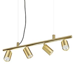 Ideal lux ® Полилей | DYNAMITE SP4 ROUND OTTONE | GU10 max4 x 28W | IP20 - 244624