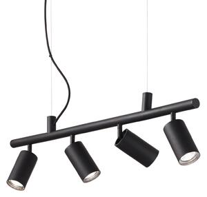 Ideal lux ® Полилей | DYNAMITE SP4 ROUND NERO | GU10 max4 x 28W | IP20 - 231341
