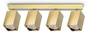 Ideal lux ® Спот | DYNAMITE PL4 LINEAR SQUARE OTTONE | GU10 max4 x 28W | IP20 - 371375