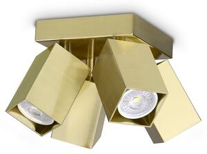 Ideal lux ® Спот | DYNAMITE PL4 SQUARE OTTONE | GU10 max4 x 28W | IP20 - 371320