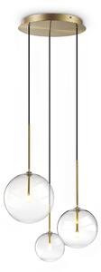 Ideal lux ® Полилей | EQUINOXE SP3 OTTONE | G4 max 3 x 2W | IP20 - 339702