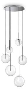 Ideal lux ® Полилей | EQUINOXE SP6 CROMO | G4 max 6 x 2W | IP20 - 317250