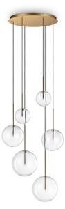 Ideal lux ® Полилей | EQUINOXE SP6 OTTONE | G4 max 6 x 2W | IP20 - 317243