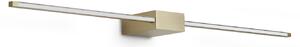 Ideal lux ® Аплик | ESSENCE AP SQUARE D075 LUCE DIR. OTTONE 3000K | LED 12W | IP20 - 371689
