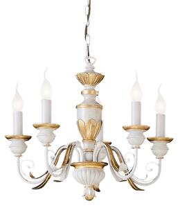 Ideal lux ® Полилей | FIRENZE SP5 BIANCO | E14 max 5 x 40W | IP20 - 012865