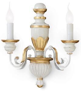Ideal lux ® Аплик | FIRENZE AP2 BIANCO | E14 max 2 x 40W | IP20 - 012902
