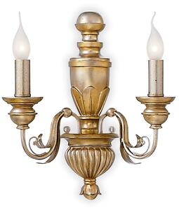 Ideal lux ® Аплик | FIRENZE AP2 ORO | E14 max 2 x 40W | IP20 - 020846