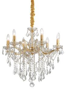 Ideal lux ® Полилей | FLORIAN SP6 ORO | E14 max 6 x 40W | IP20 - 035635