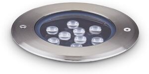 Ideal lux ® LED луна за под | FLOOR PT D14 | LED 12W | IP67 - 255682