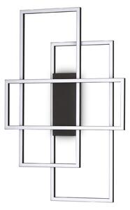 Ideal lux ® Плафон | FRAME PL RETTANGOLO NERO 3000K | LED 33W | IP20 - 270661