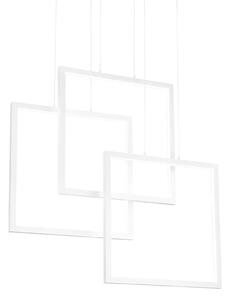 Ideal lux ® Полилей | FRAME SP QUADRATO BIANCO 3000K | LED 80W | IP20 - 253596