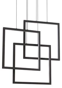 Ideal lux ® Полилей | FRAME SP QUADRATO NERO 3000K | LED 80W | IP20 - 269375