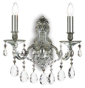 Ideal lux ® Аплик | GIOCONDA AP2 ARGENTO | E14 max 2 x 40W | IP20 - 044910